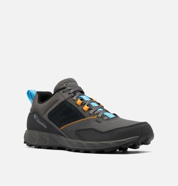 Columbia Flow District Hiking Shoes Grey Blue For Men's NZ65732 New Zealand